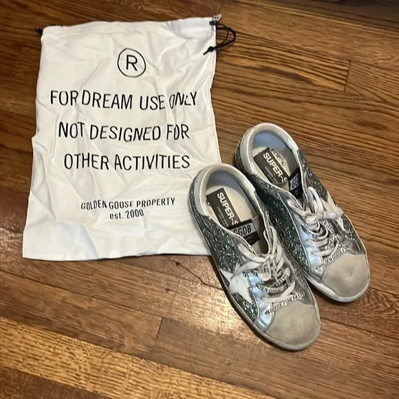 Golden goose superstar sneakers glitter size 39 - Picture 3 of 6